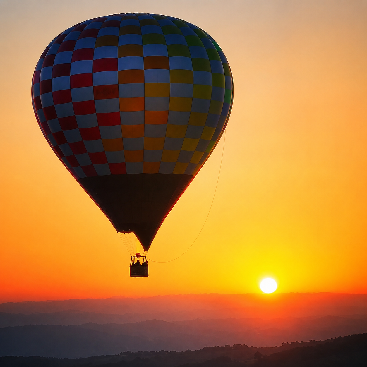 Vol en montgolfière